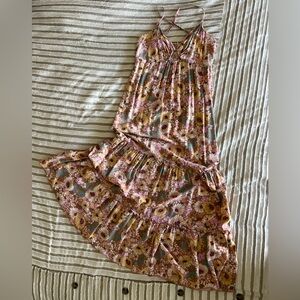 Liberty Love Pink and Yellow Floral Dress